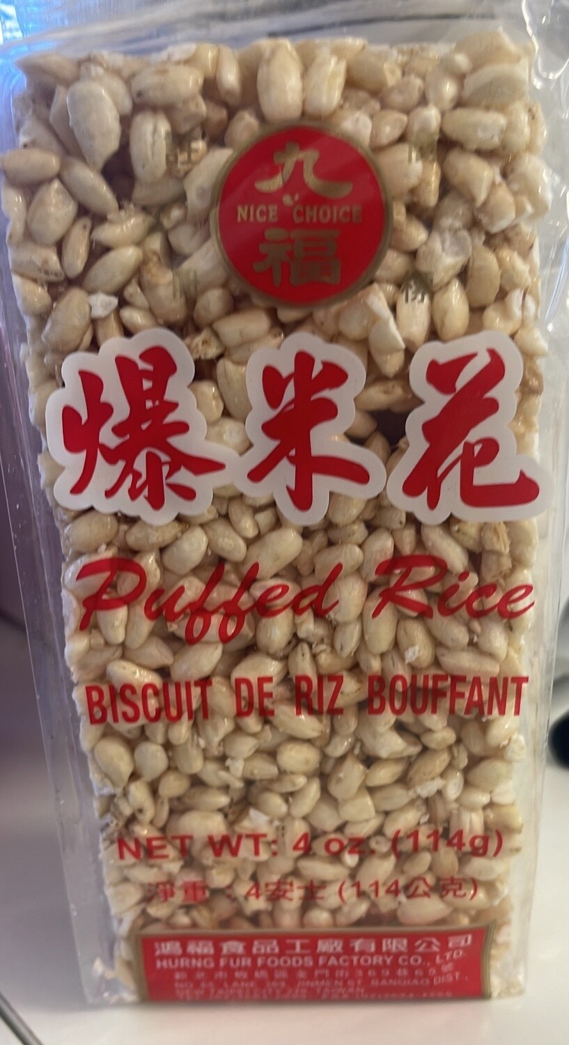 *NICE CHOICE PUFFED RICE 4OZ