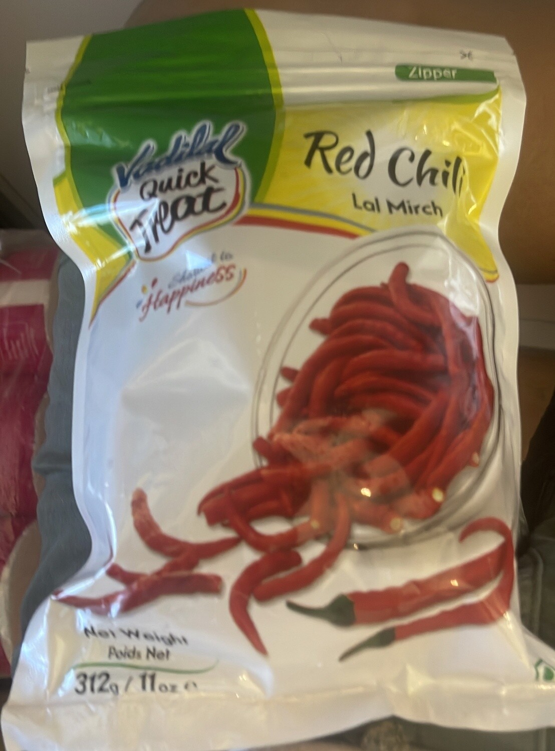VADILAL RED CHILLI LAL MIRCH 312G