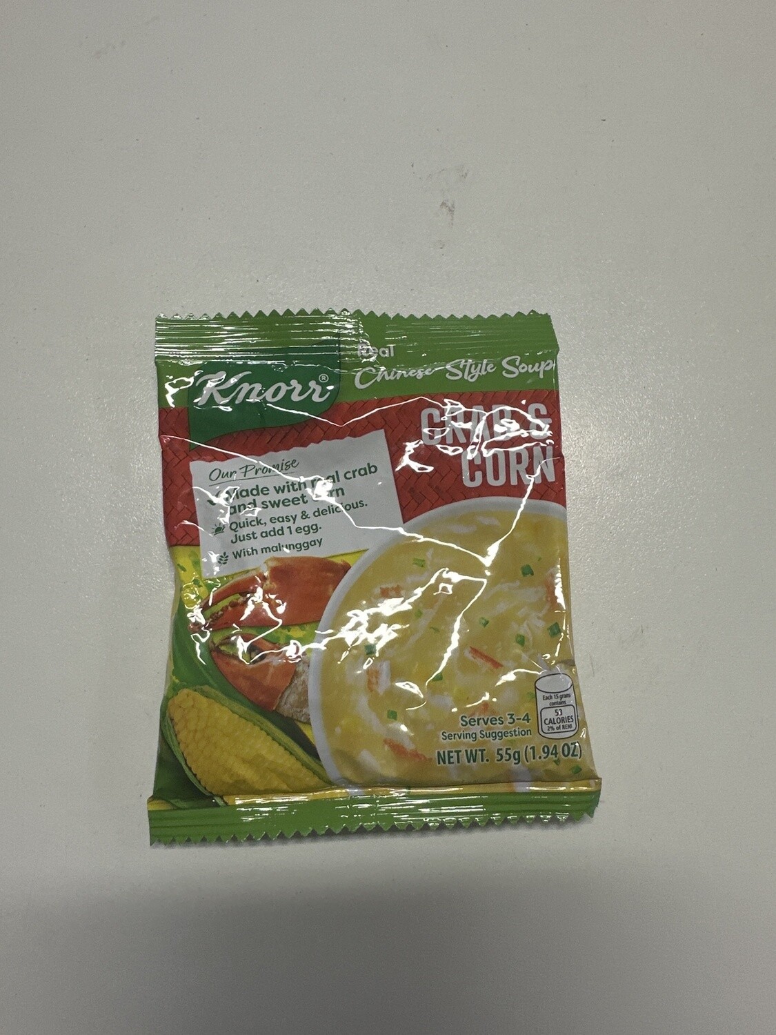 KNORR CRAB AND CORN SOUP MIX 60G