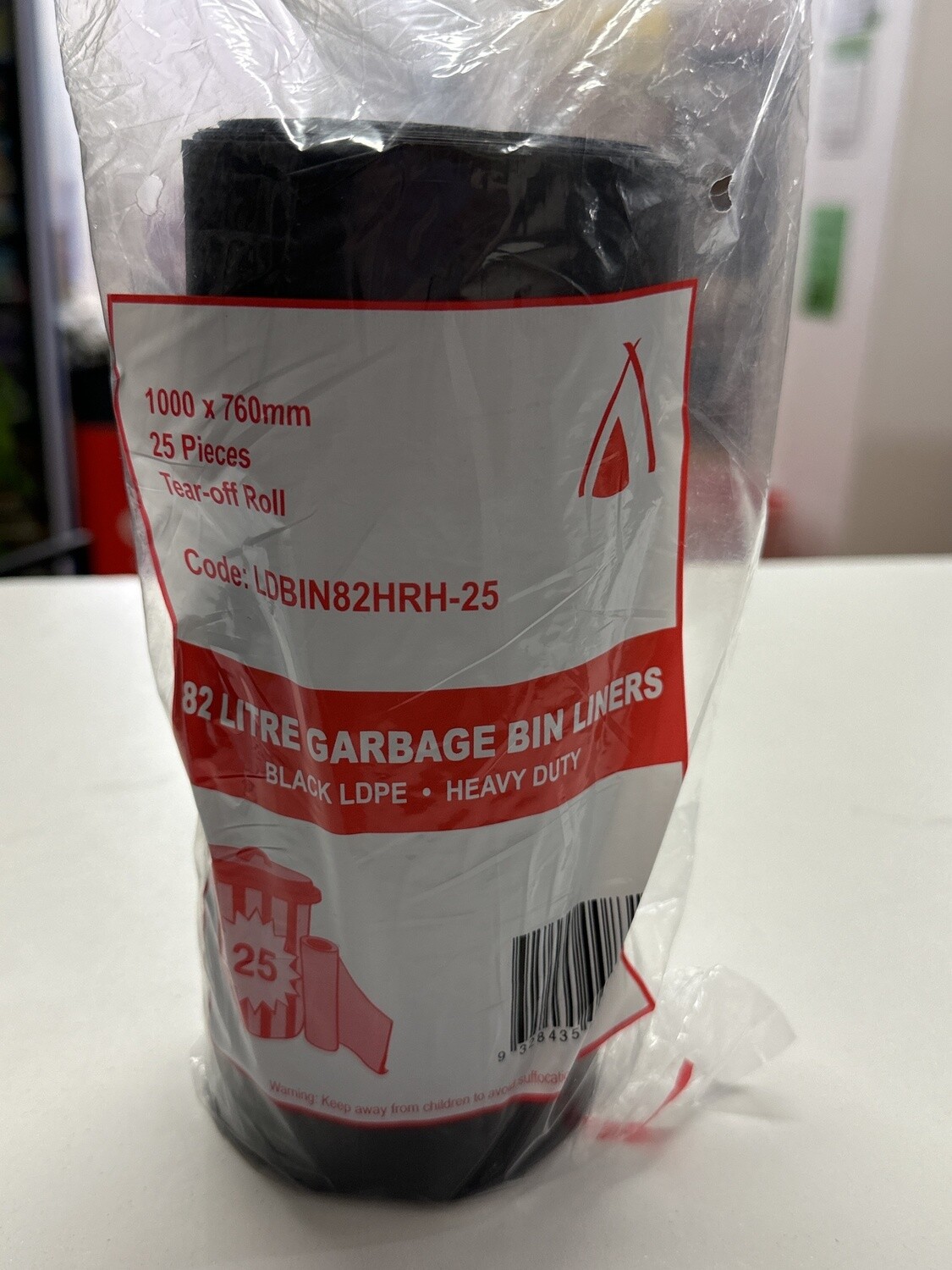 *GARBAGE BAGS 82LX25