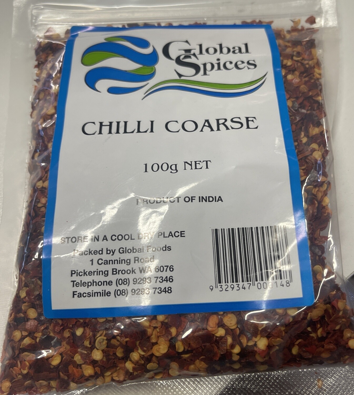 GS  CHILLI COARSE 100G