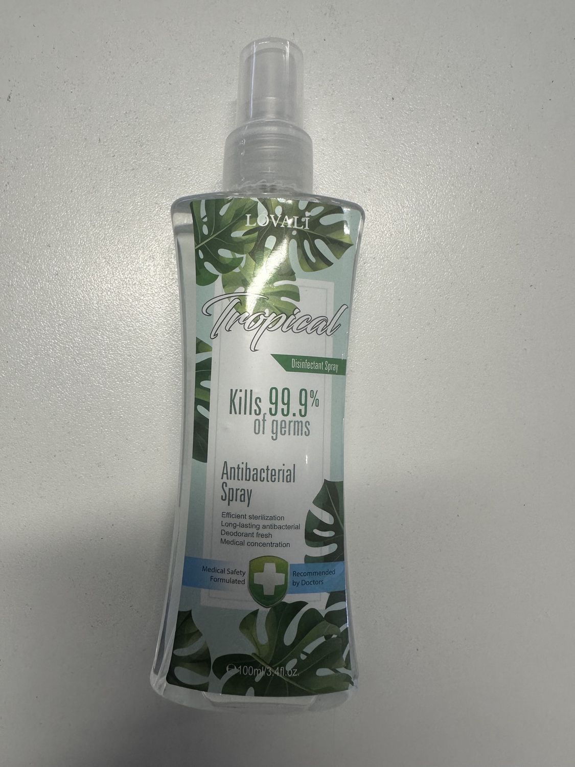 *LOVALI TROPICAL ANTIBAC SPRAY 100ML