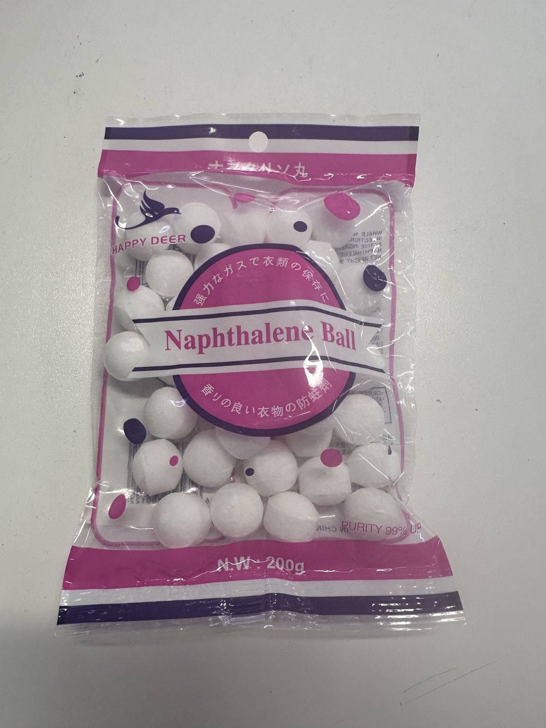 *HAPPY DEER MOTH BALLS 200G