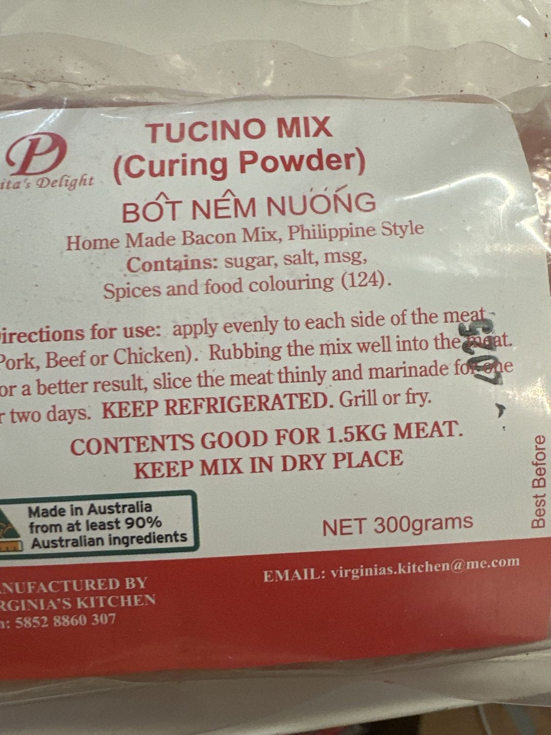 PD TUCINO MIX NEM NUONG 300G