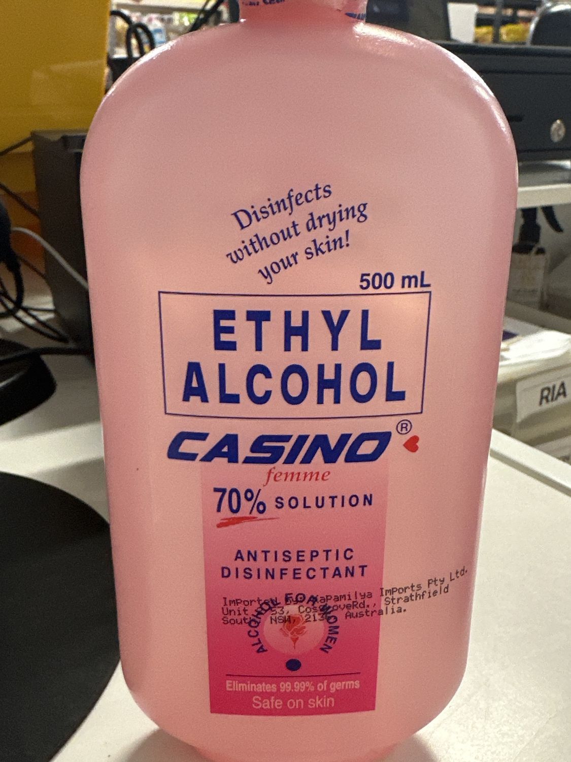 *CASINO ETHYL ALCOHOL FEMME PINK 500ML