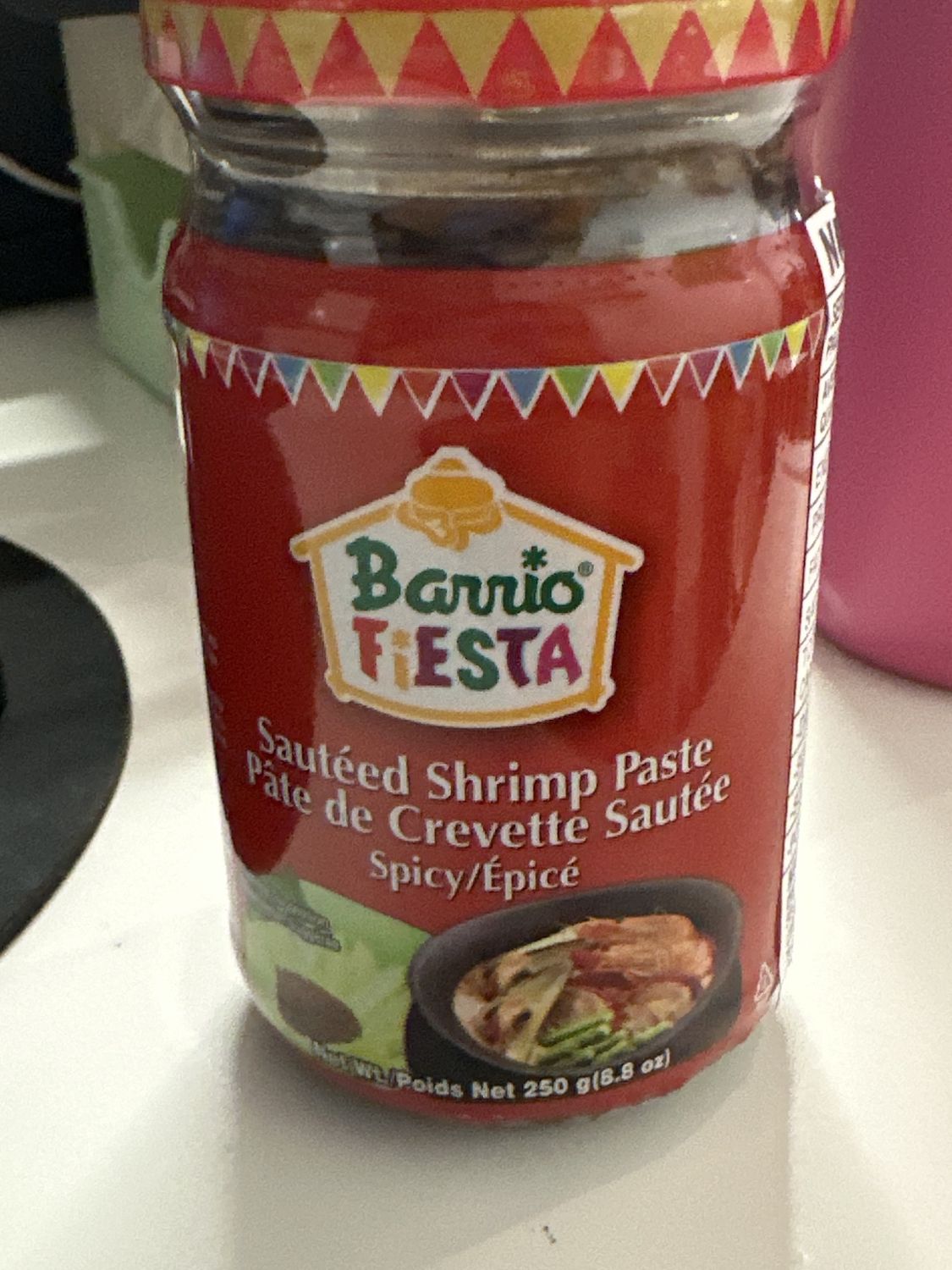 *BARRIO FIESTA BAGOONG  PASTE SPICY  250G