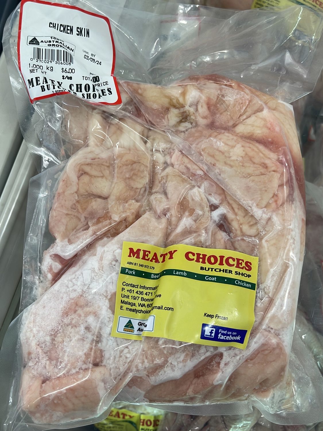 MC CHICKEN SKIN 1KG