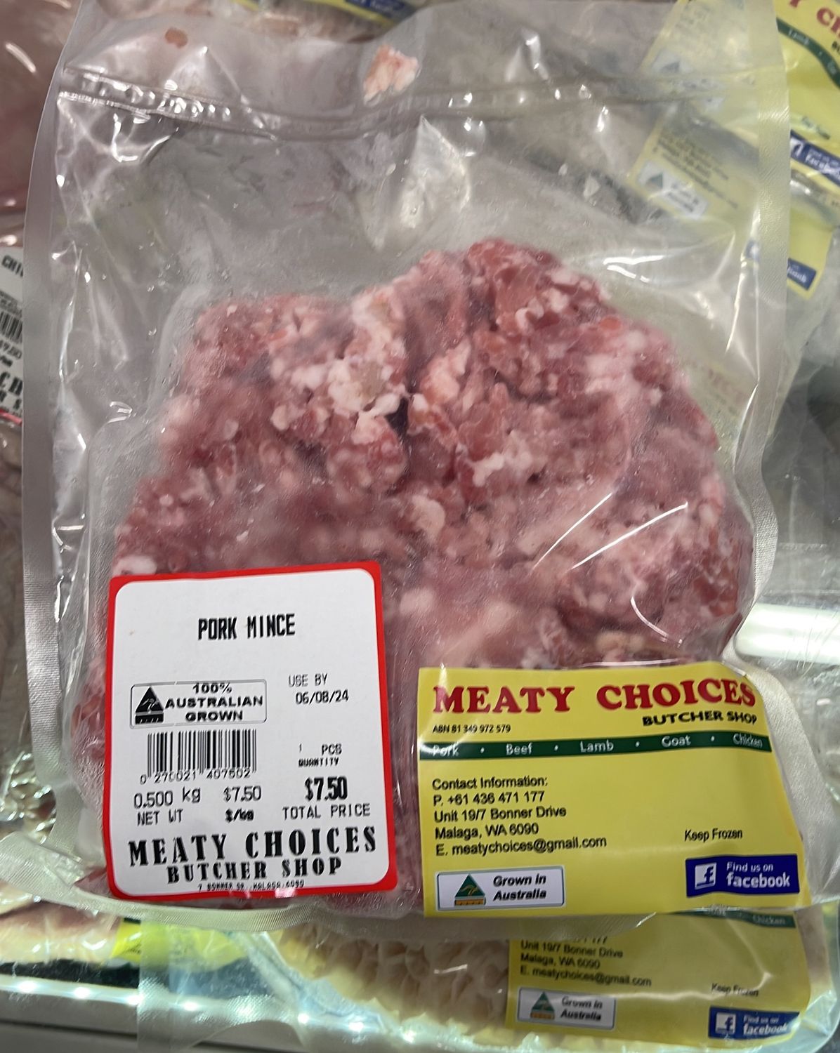 MC PORK MINCE 500G