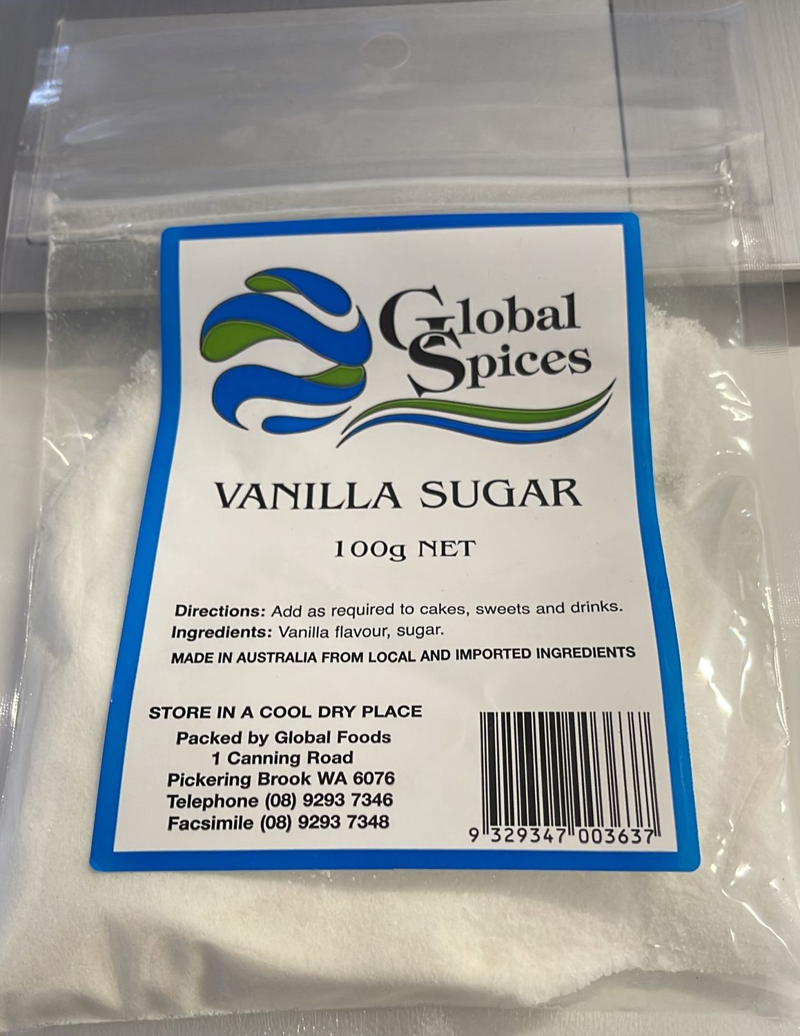 GS VANILLA SUGAR 100G