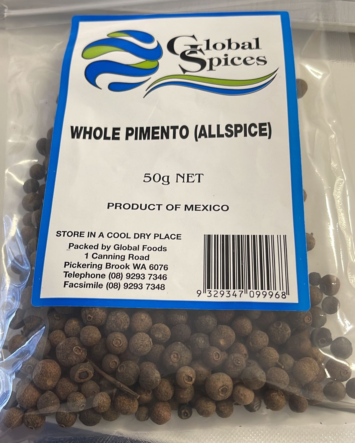 GS  WHOLE PIMENTO (ALLSPICE) 50G