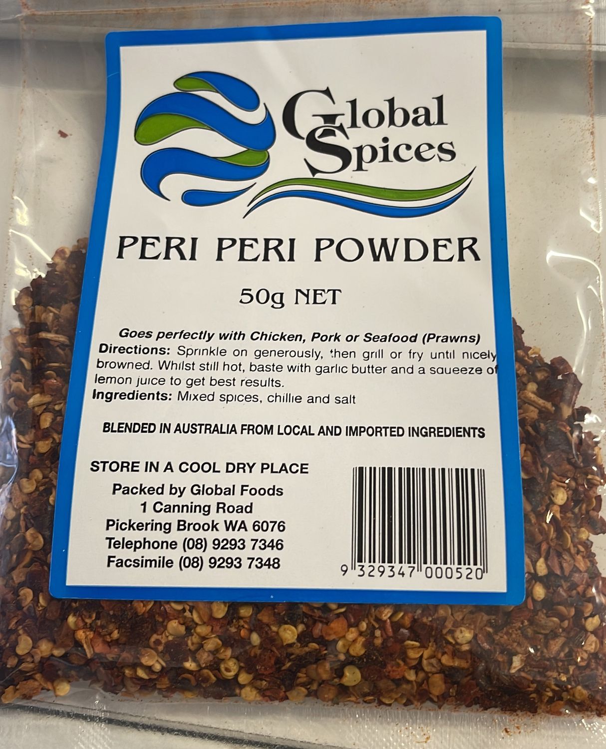 GS PERI PERI POWDER 50G