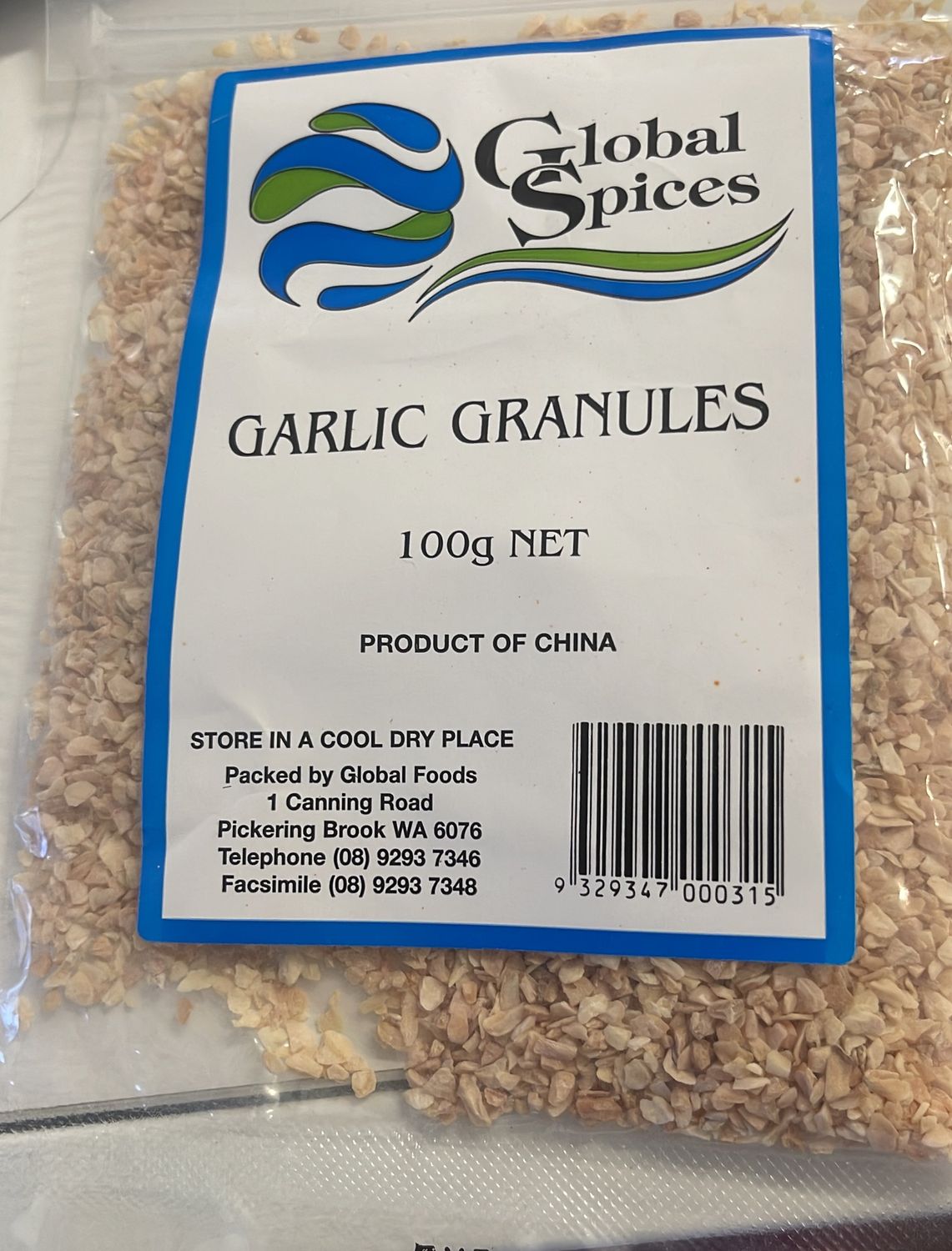 GS GARLIC GRANULES 100G