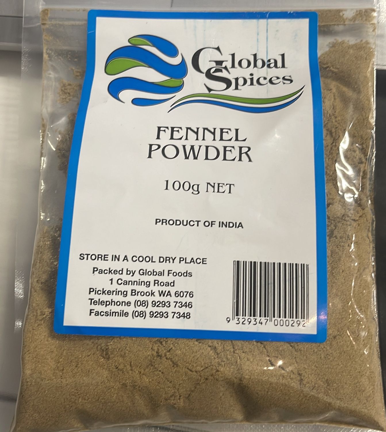 GS  FENNEL POWDER 100G