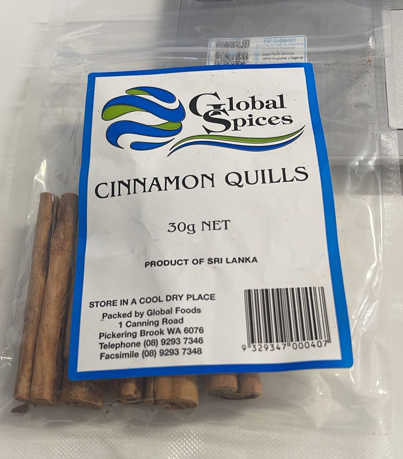 GS  CINNAMON QUILLS 30G