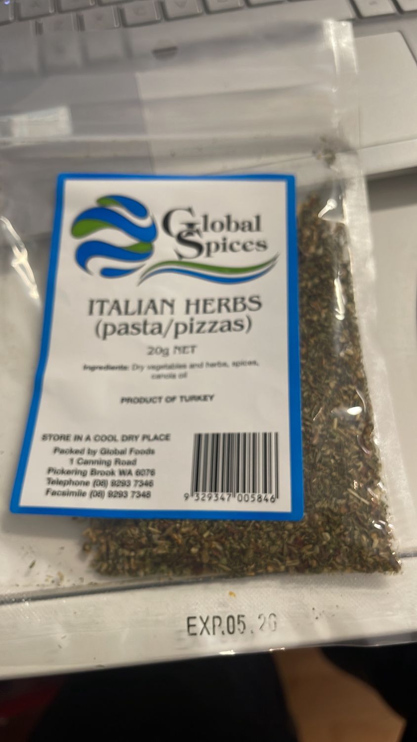 GS  ITALIAN HERBS PASTA/PIZZA 20G