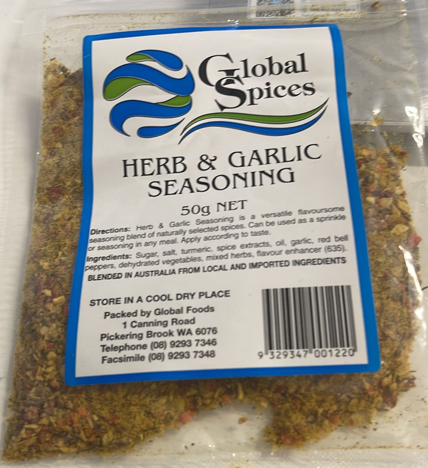 GS HERB &amp; GARLIC SEASONING 50G