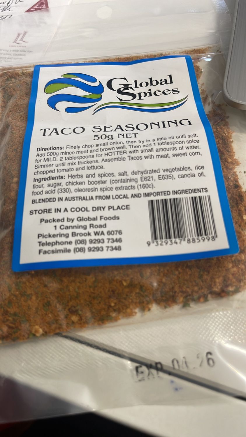GS  TACO SEASONING 50G