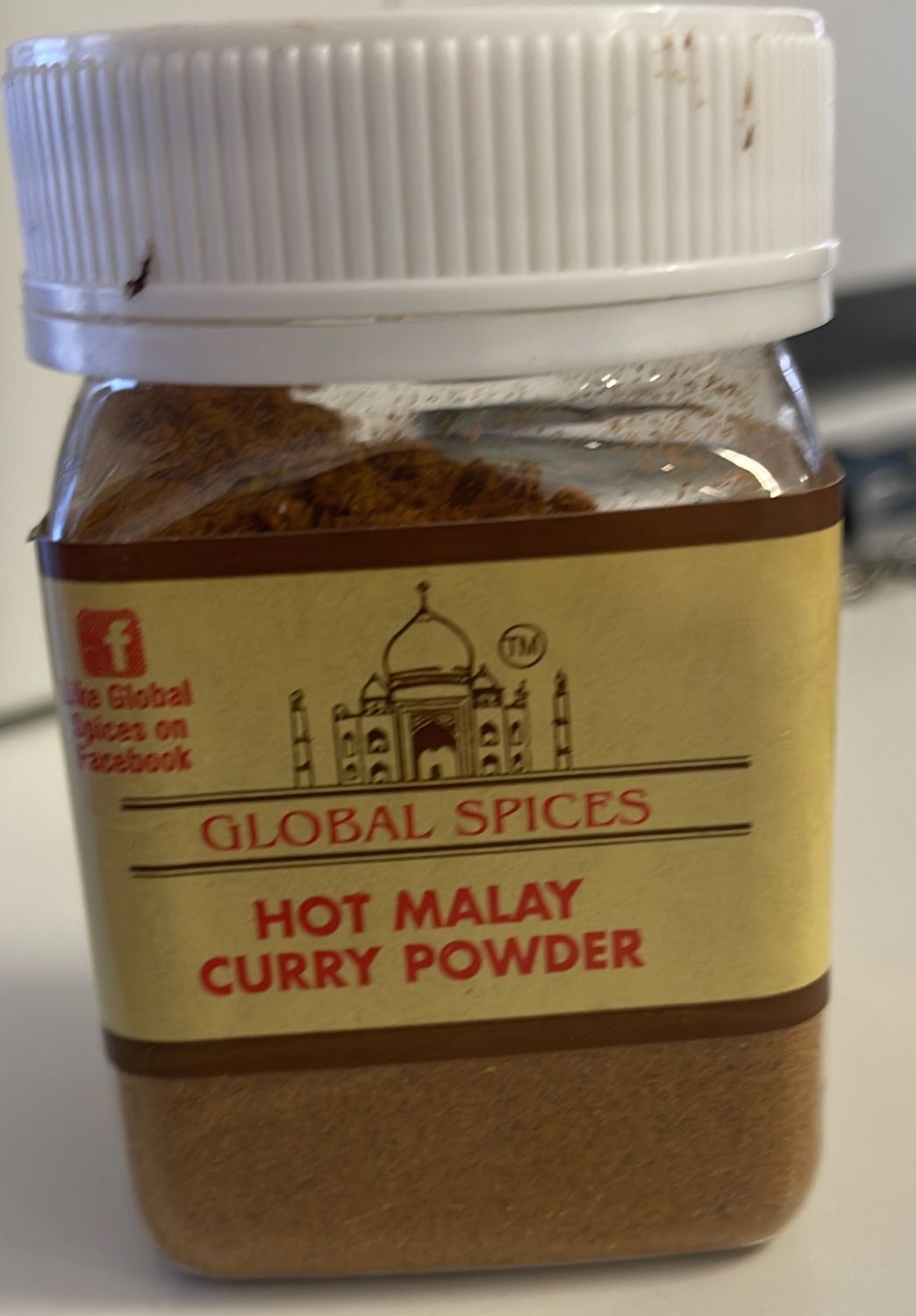 GS  HOT MALAY CURRY POWDER JAR 75G