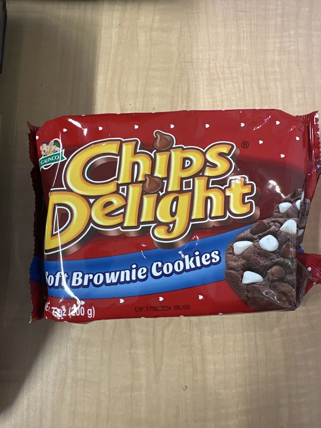 CHIPS DELIGHTS SOFT BROWNIE COOKIES 200G
