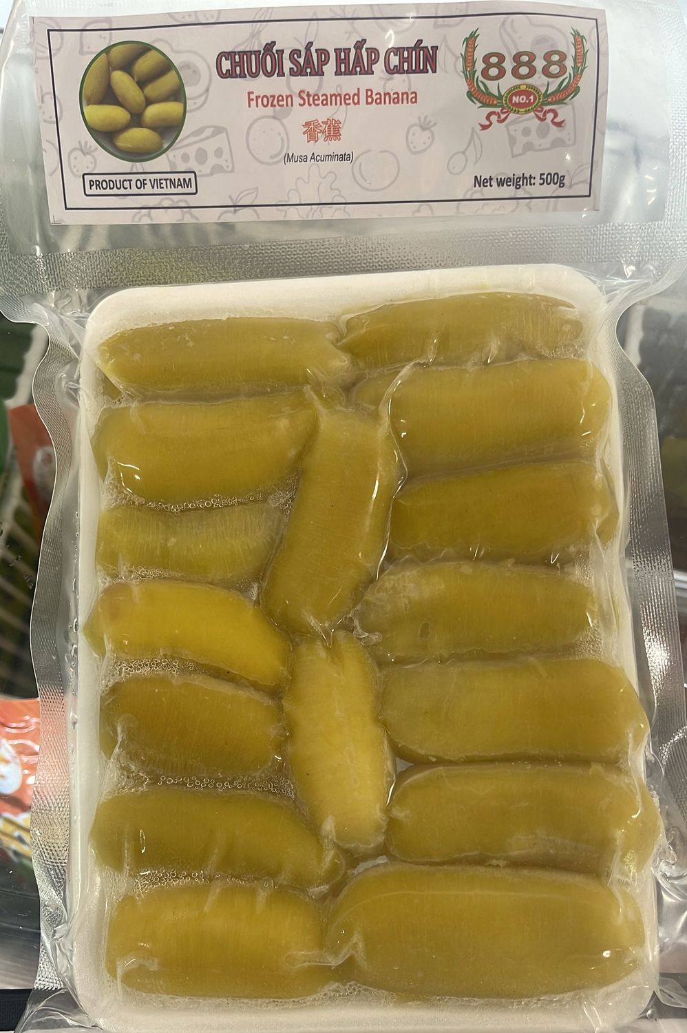 888 COOKED BANANA  MADE FROM VIETNAM 500G