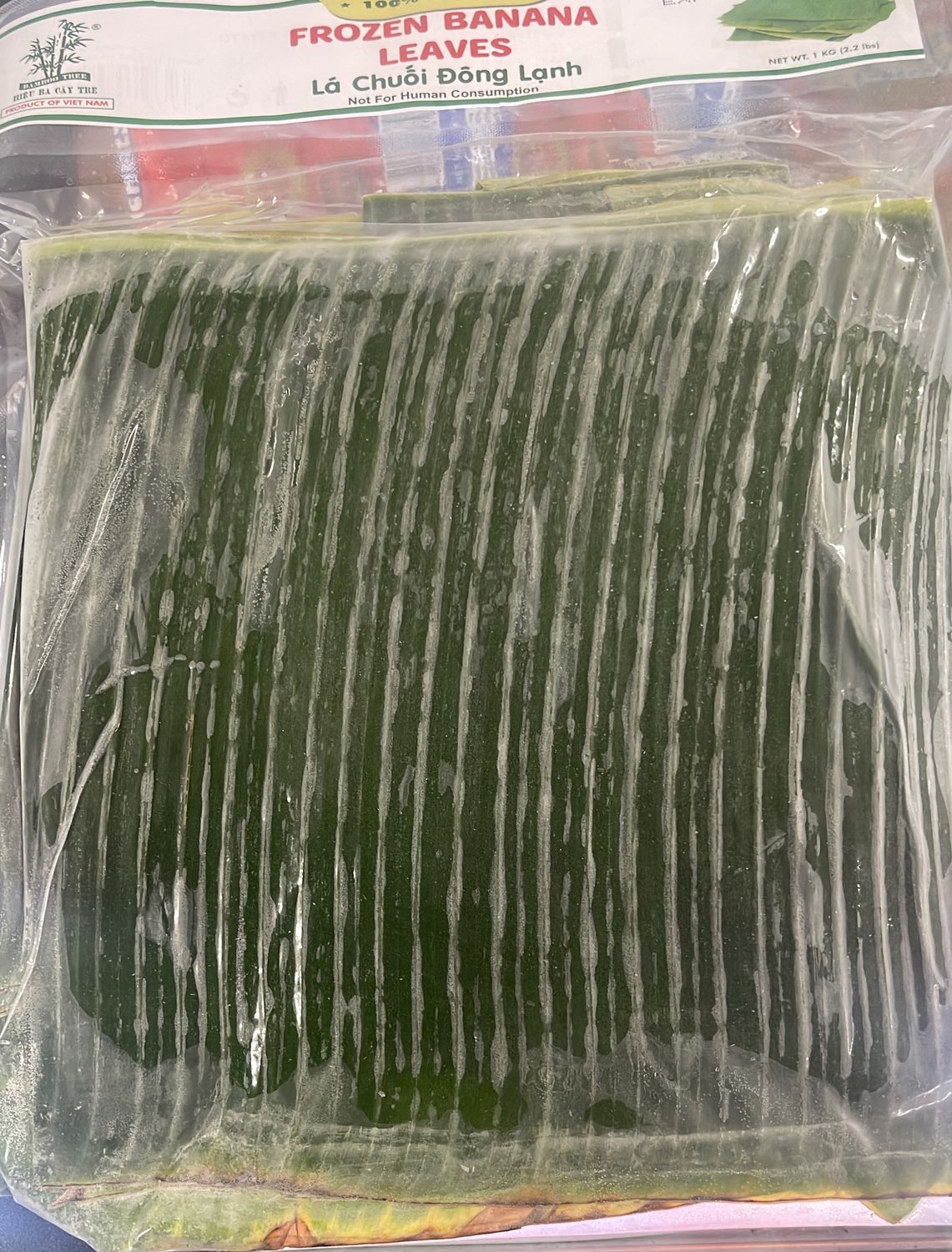 BAMBOO BANANA LEAVES 1KG