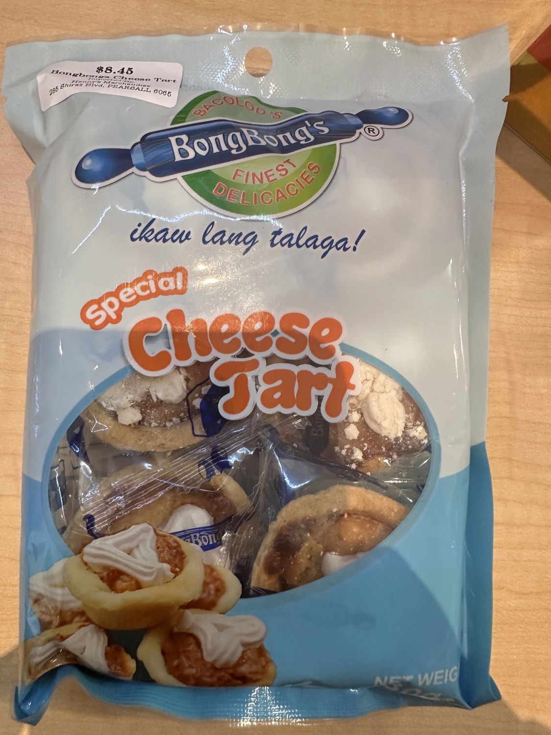 BONGBONG&#39;S CHEESE TART 130G