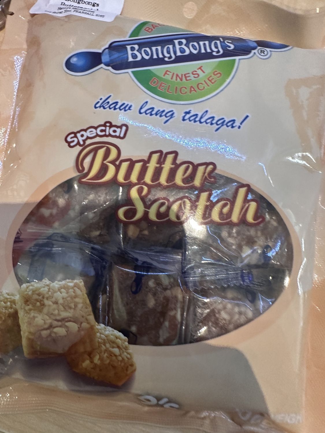 BONGBONG&#39;S BUTTER SCOTCH 200G