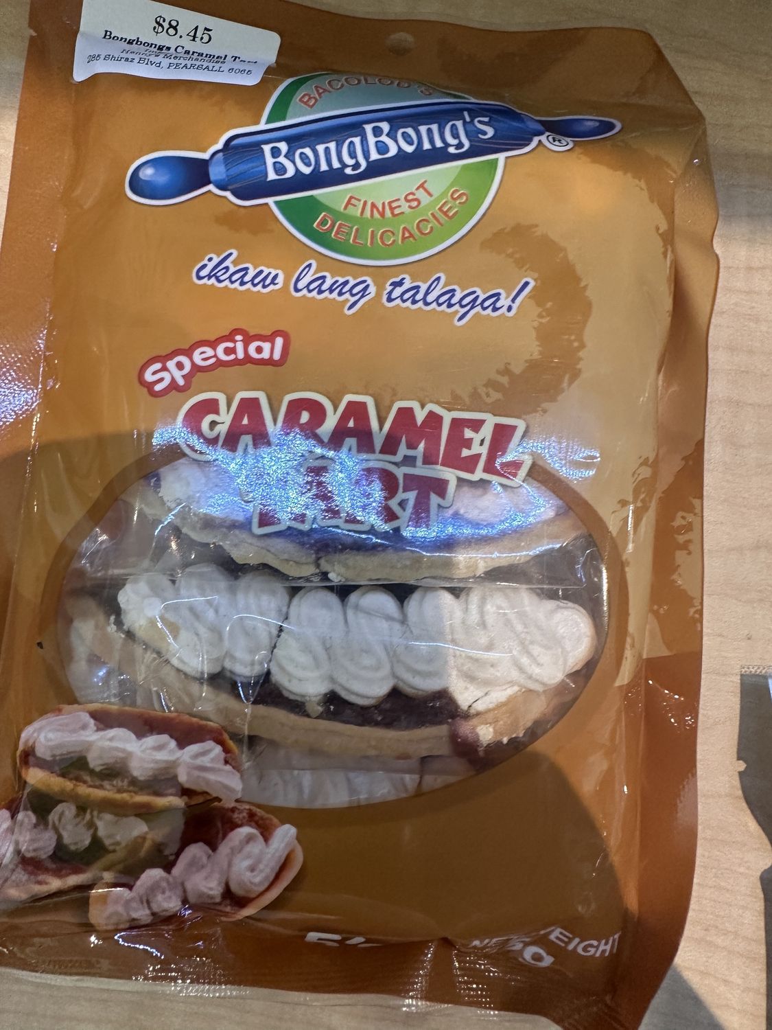 BONGBONG&#39;S CARAMEL TART 135G