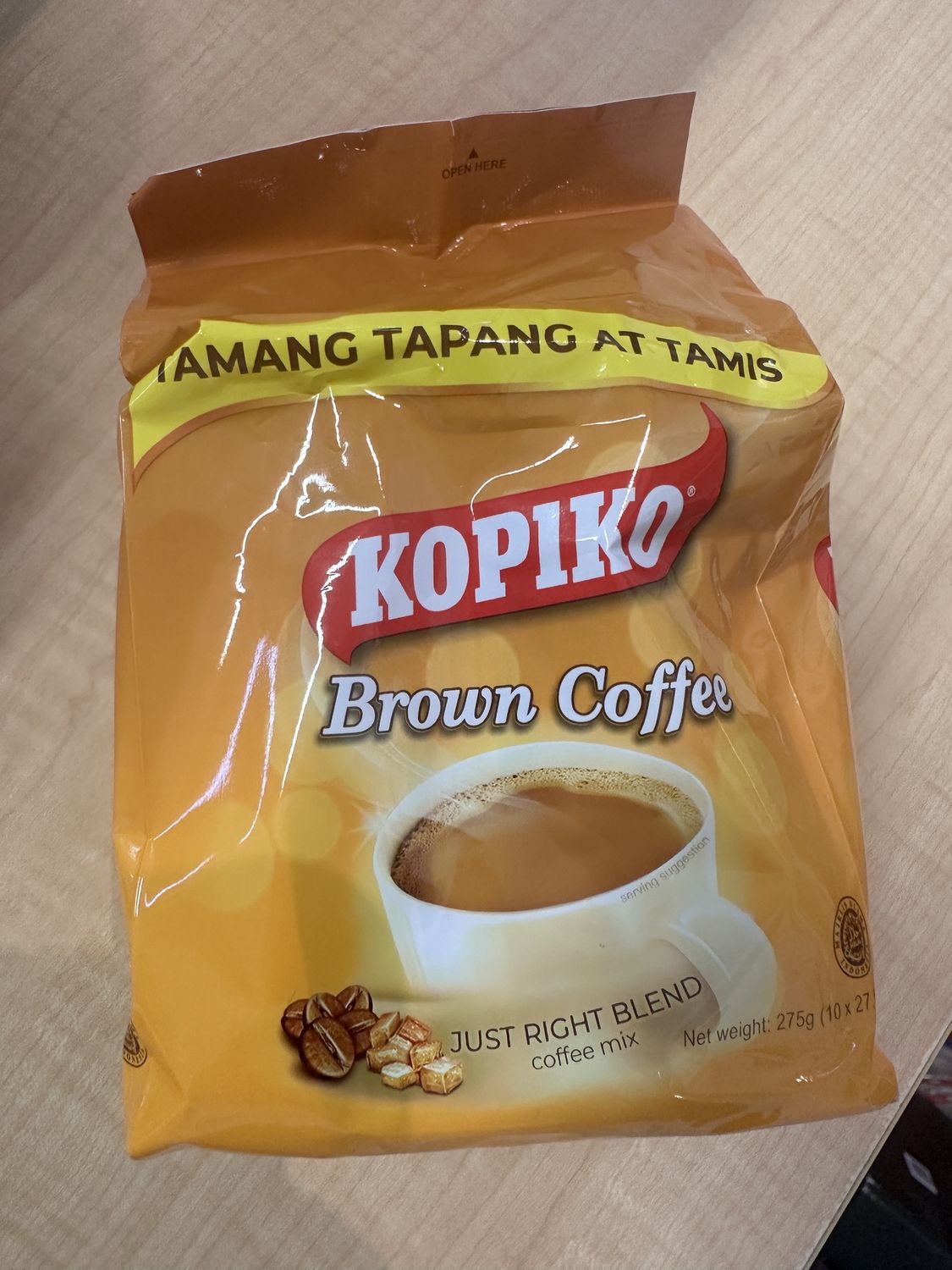 KOPIKO BROWN COFFEE  10X27.5G