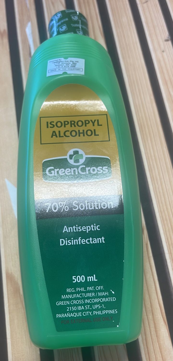 *GREEN CROSS SKIN ISOP ALCOHOL 70% 500ML