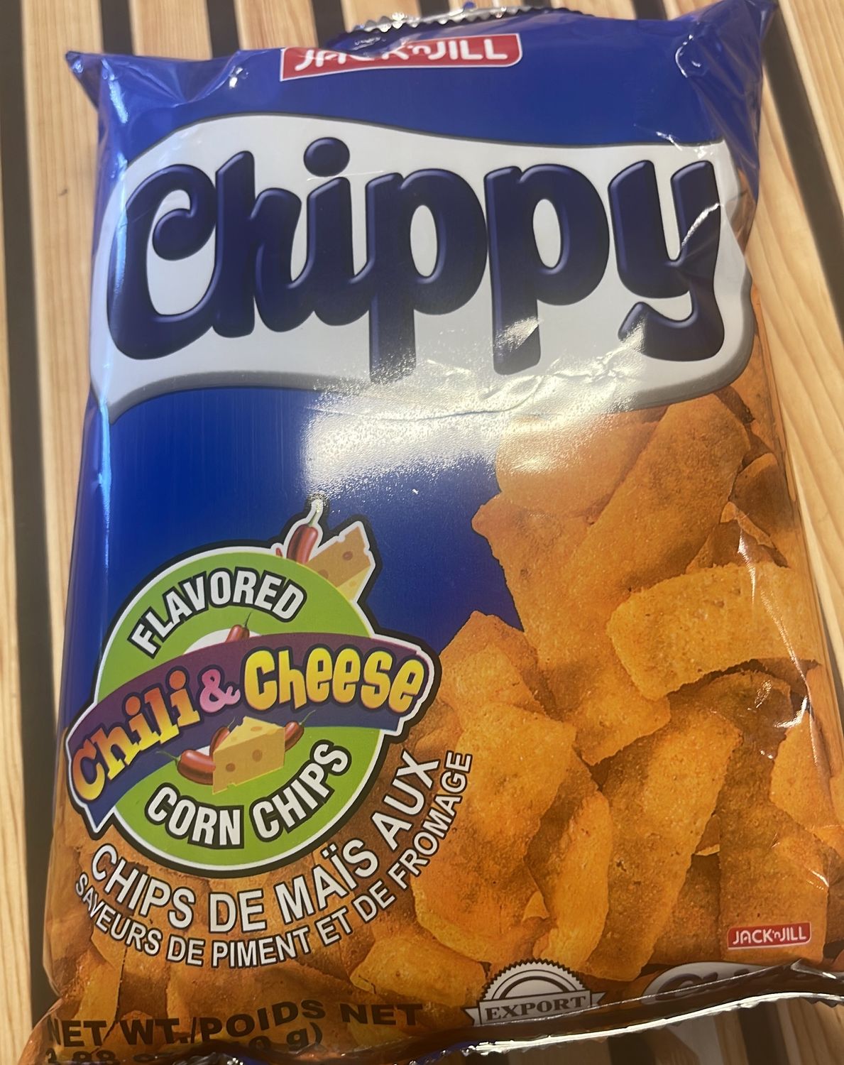 *JACK'NJILL CHIPPY CHILLI &amp; CHEESE FLAVOUR 110G