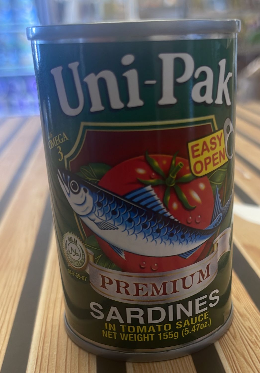 UNIPAK SARDINES IN TOMATO SAUCE 155G