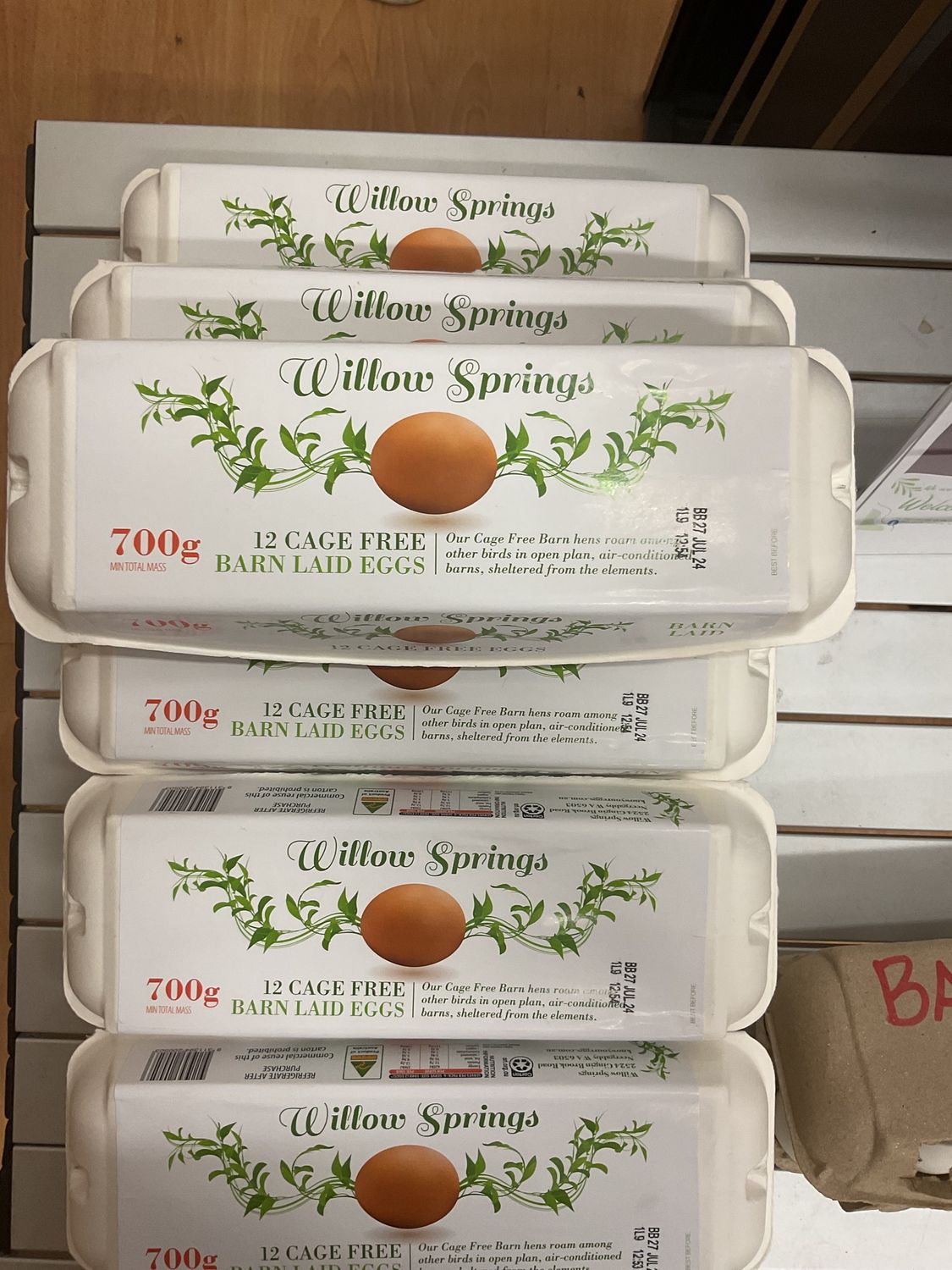 CAGE FREE EGGS 12 X 700G