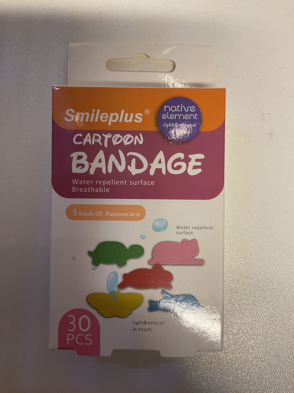 *CARTOON BANDAGE ANIMALS SHAPE 30PCS