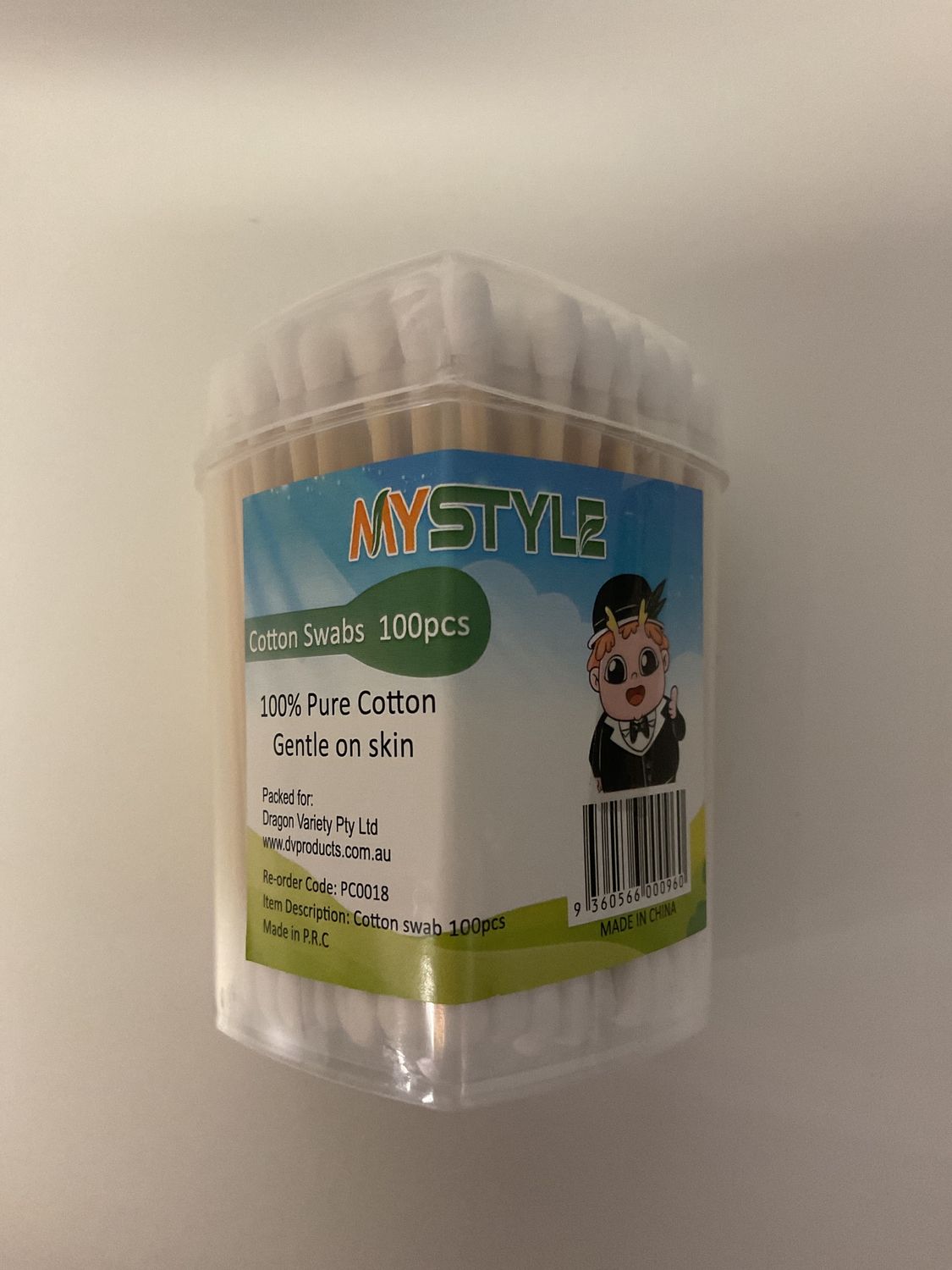 *COTTON SWAB BAMBOO STICK 100PCS