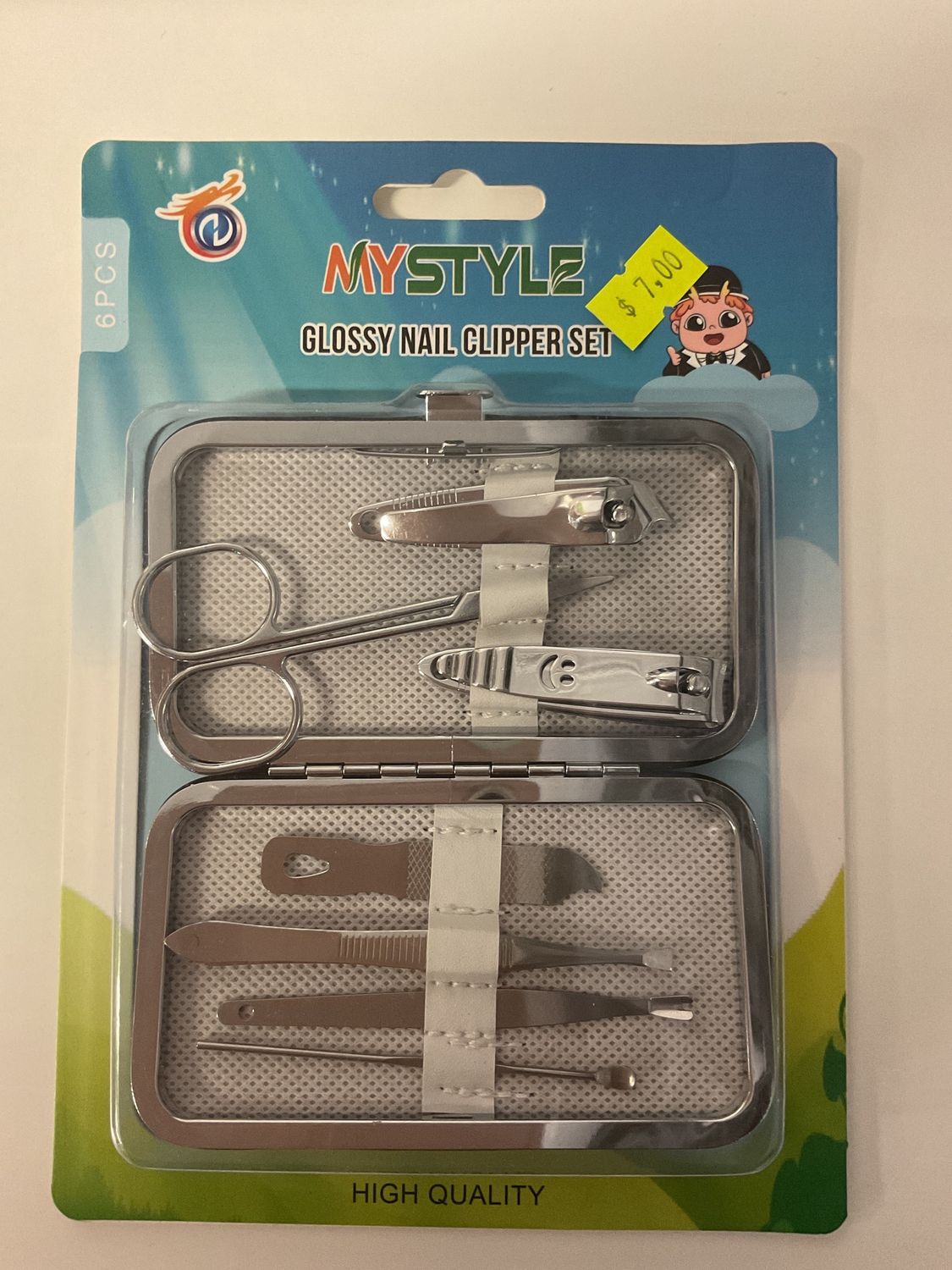 *GLOSSY NAIL CLIPPER SET