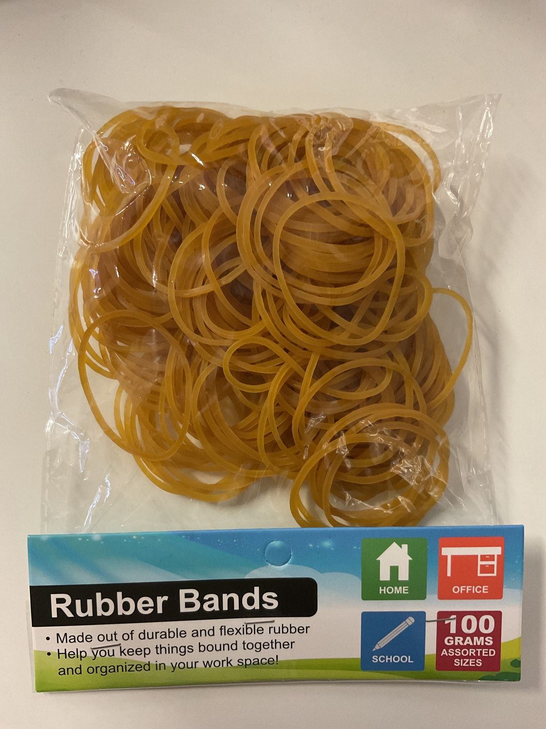 *RUBBER BANDS 100G