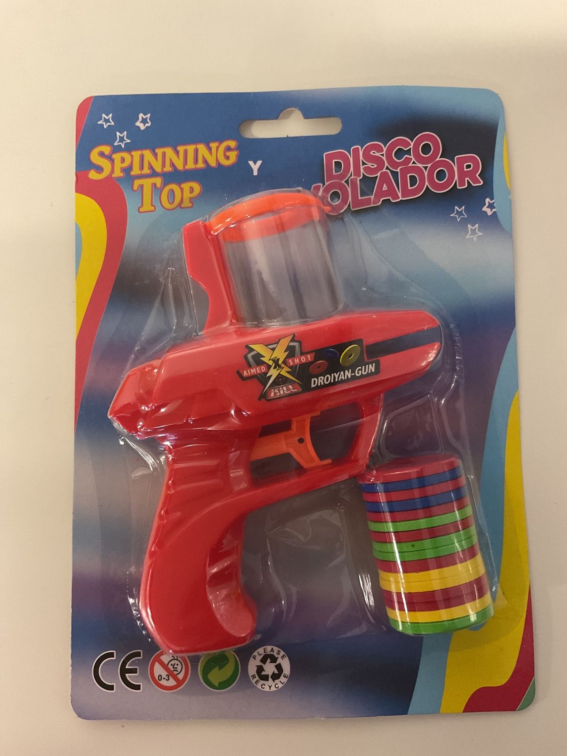 *SOFT BULLET FLYING SAUCER TOY GUN