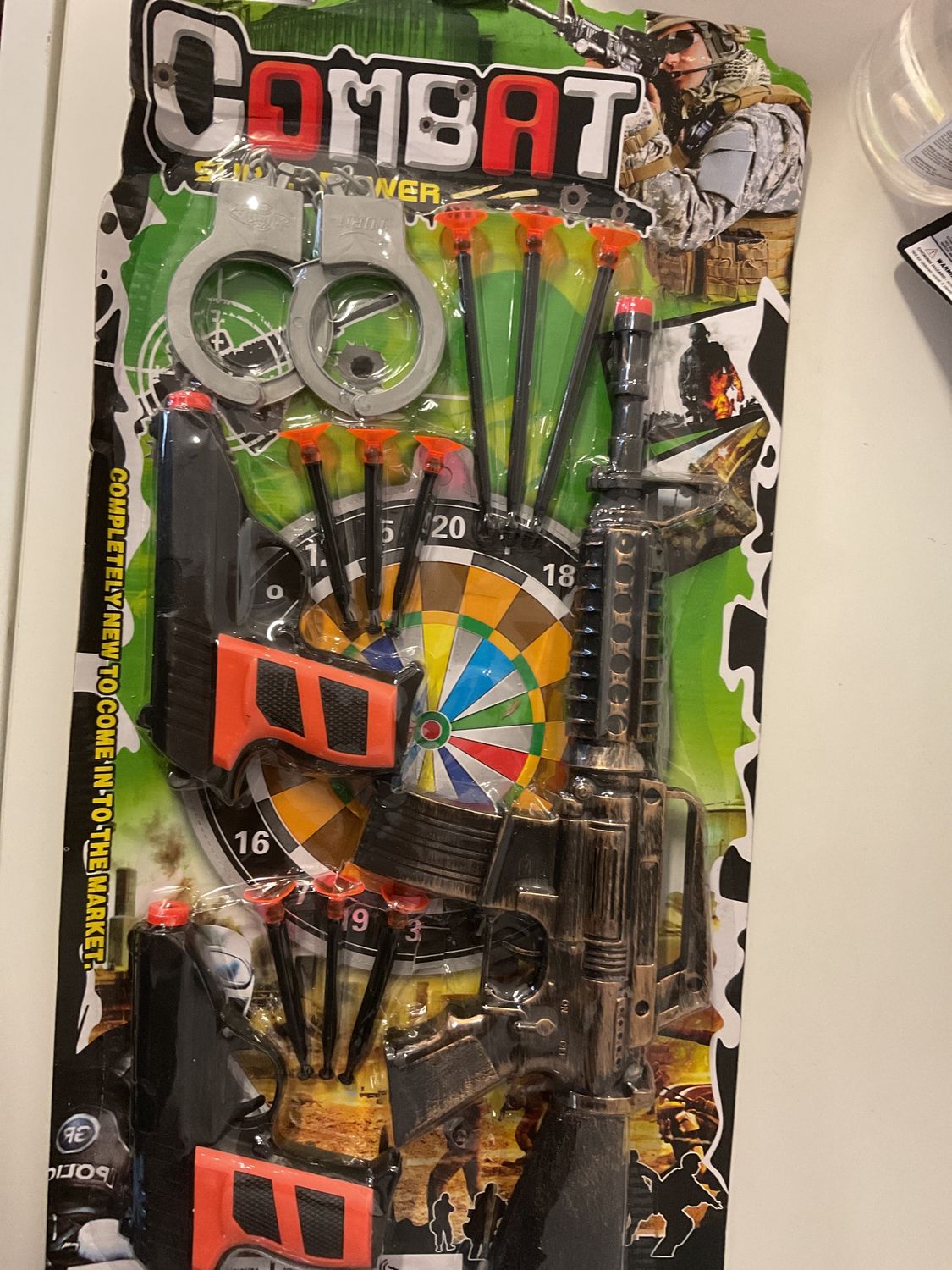 *POLICE TOY GUN SET W/ ARCHER