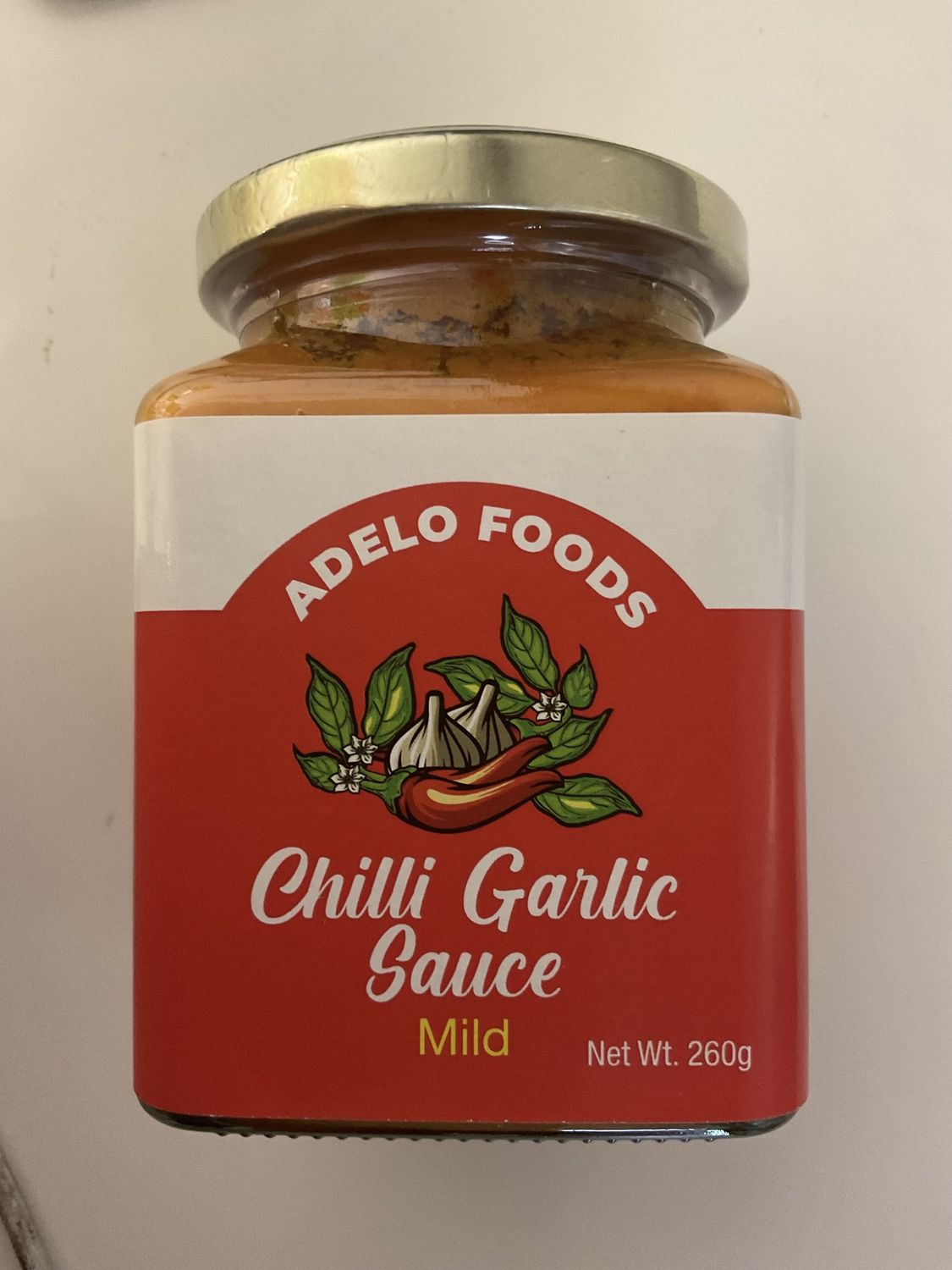 ADELO CHILLI GARLIC SAUCE MILD 260G