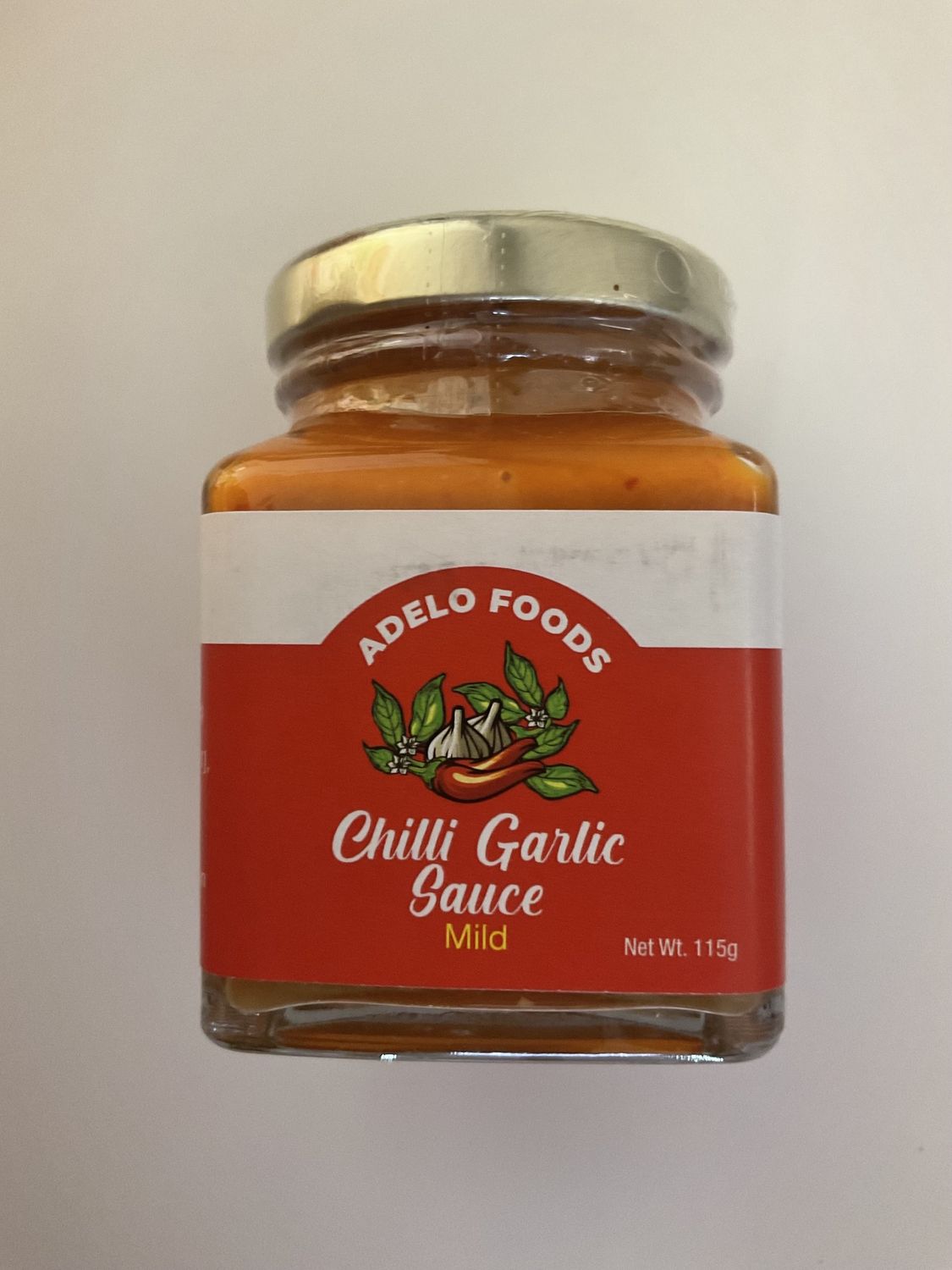 ADELO CHILLI GARLIC SAUCE MILD 115G