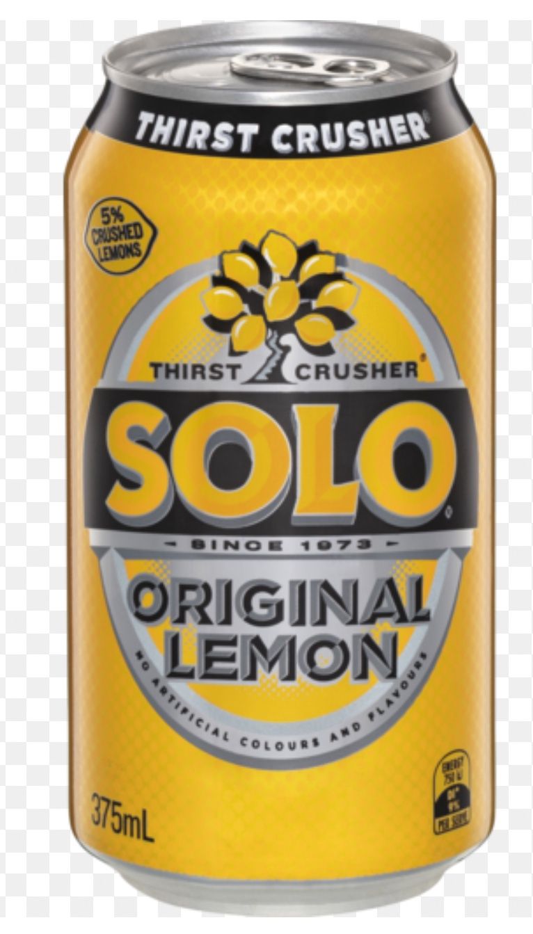 *SOLO DRINK ORIGINAL LEMON FLAVOUR 375ML