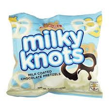 *J&amp;J MILKY KNOTS MILK COATED 28G