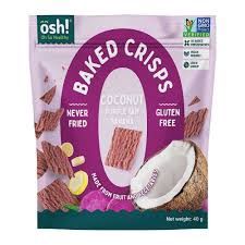 OSH BAKED CRISPS COCONUT/YAM/BANANA 40G