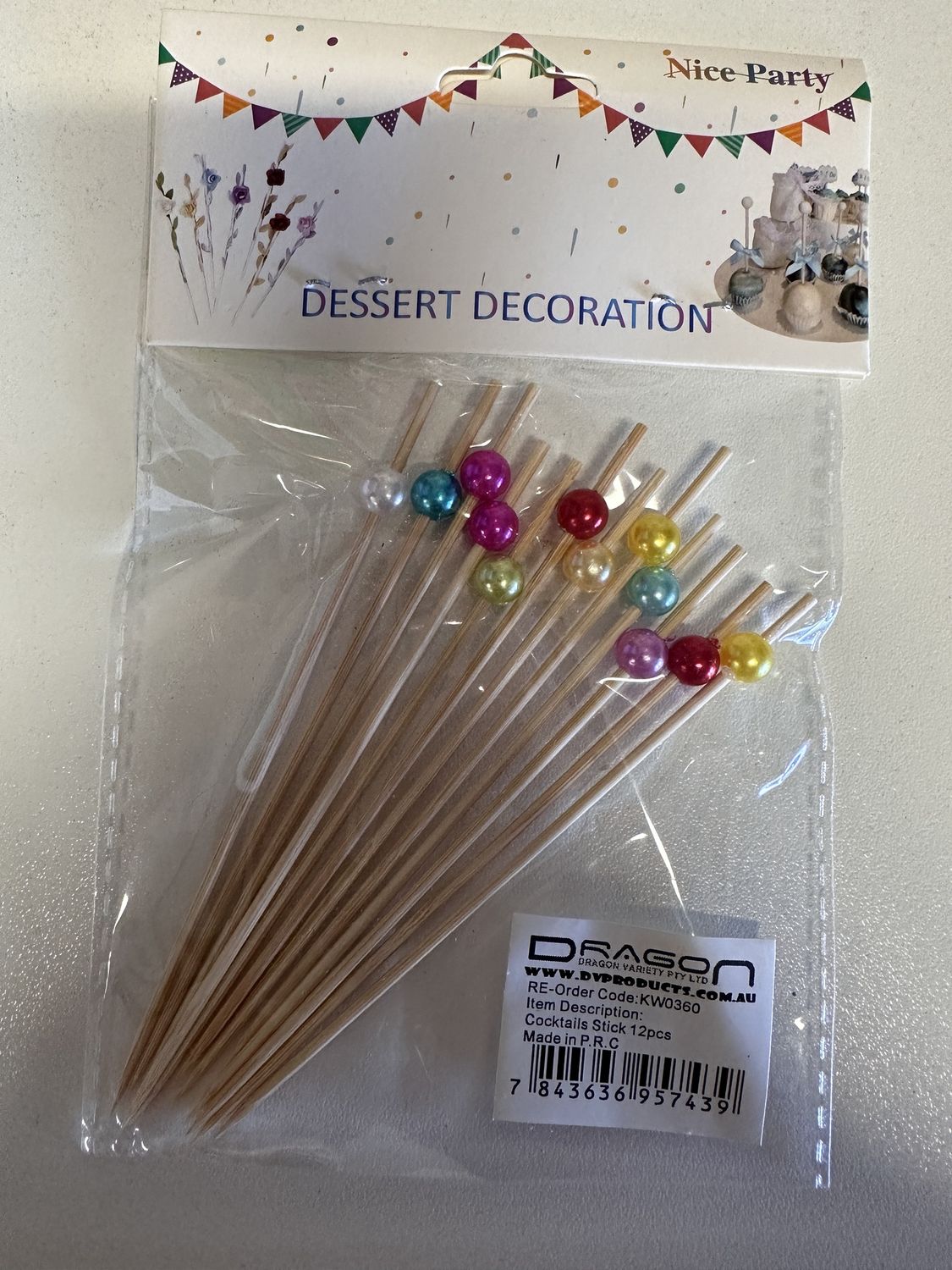 *DESSERT DECORATION STICK