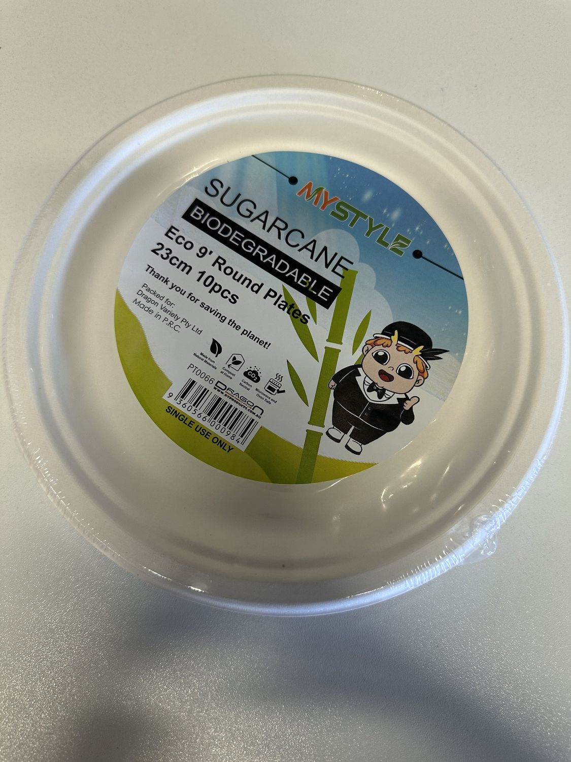 *MYSTYLE ROUND PLATES  23CM*10&#39;