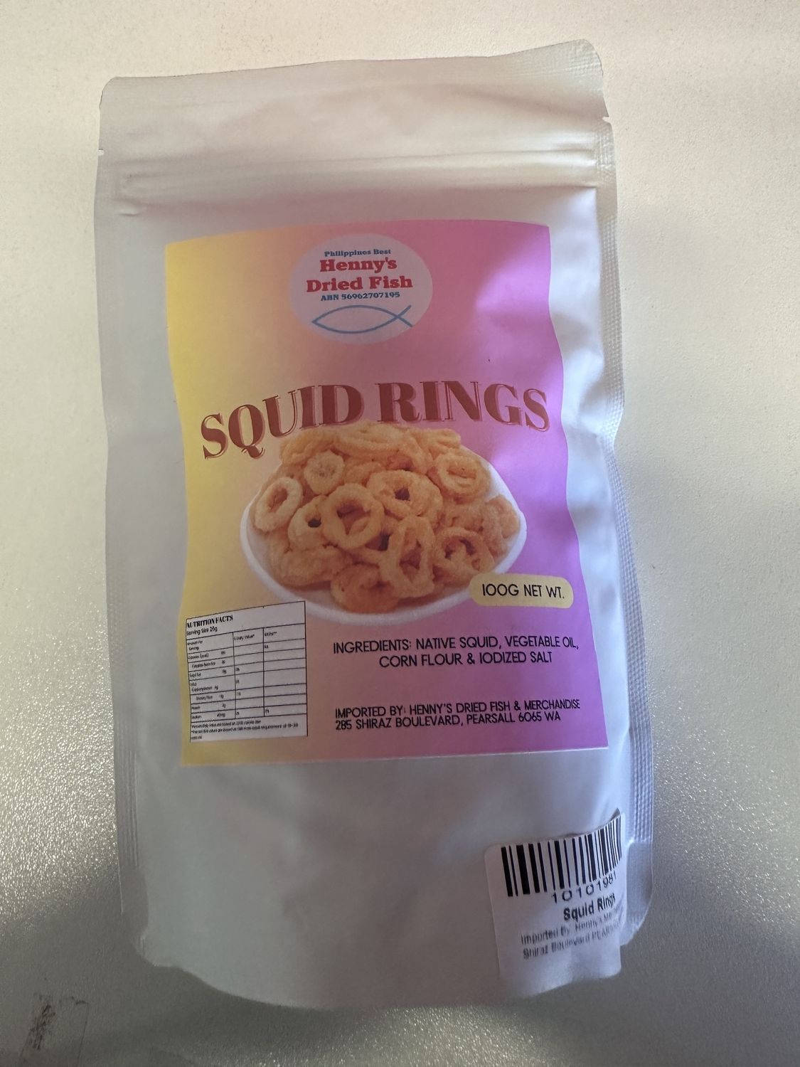 HDF SQUID RING 100G