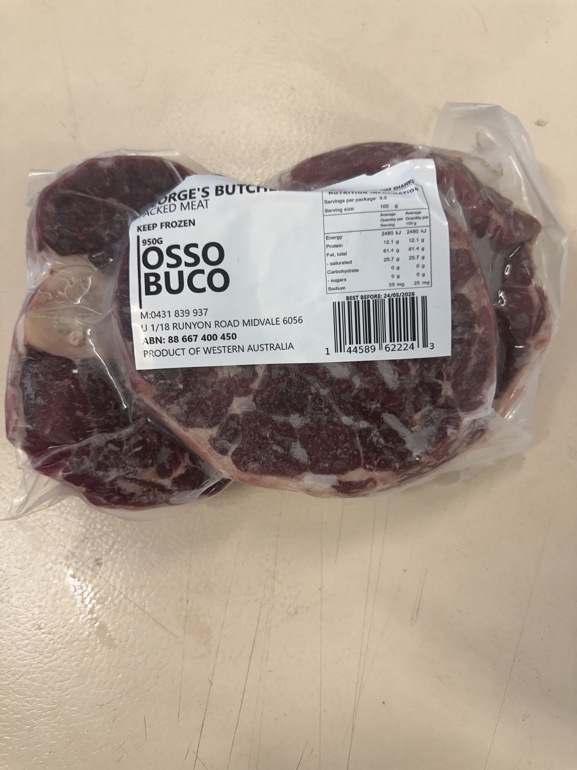 OSSO BUCO 950G