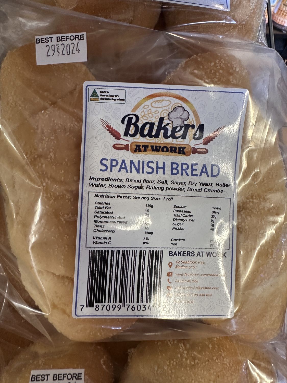 *BAKERS SPANISH BREAD
