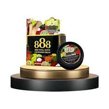 888 TOTAL WHITE UNDERARM CREAM BLACK